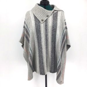 Eddie Bauer Knit Poncho with Open Sides, XS/S